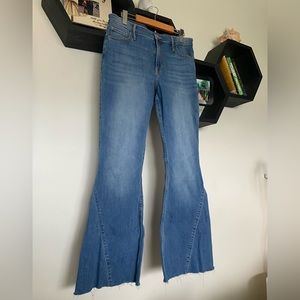 New high rise flare jeans
